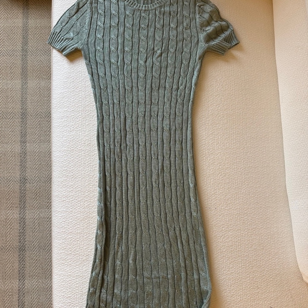 Ralph Lauren cable-knit short sleeve dress Small - Picture 4 of 8